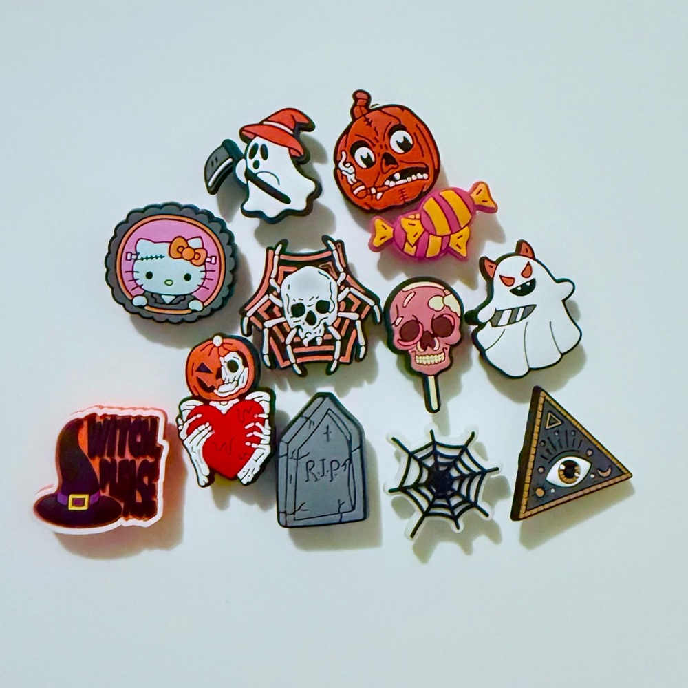 12 Halloween Croc Charms Jibbit Shoe Charm Disney Croc Charms